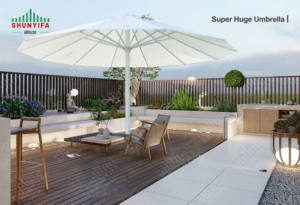 <span class=keywords><strong>Sombrilla</strong></span> <span class=keywords><strong>de</strong></span> aluminio enorme impermeable para exteriores para jardín, <span class=keywords><strong>playa</strong></span>, hoteles, parques, uso, para dosel, Gazebo, pérgola - Product Image 3