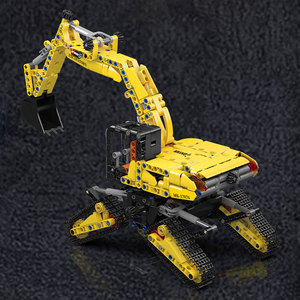 Mould <span class=keywords><strong>King</strong></span> 17076 2025 Nouveaux kits de la série d'ingénierie Motorisé Future Excavator Tracked Kids Toys Truck Building Blocks Sets - Product Image 4