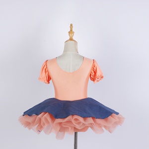 Vestido de baile con parche para niñas pequeñas, tutú de Ballet para niñas, disfraz de baile de actuación en escenario - Product Image 3