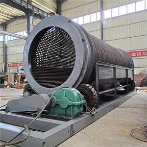 Lớn di chuyển cát đá quặng Thiết bị tách rác trục lăn cát sàng máy mới rung màn hình động cơ - Product Image 2