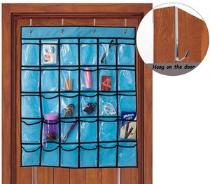 Organisateur de classe mural pour téléphones portables d'enseignants, support de calculatrice à suspendre à la porte, 30 poches transparentes - Product Image 6