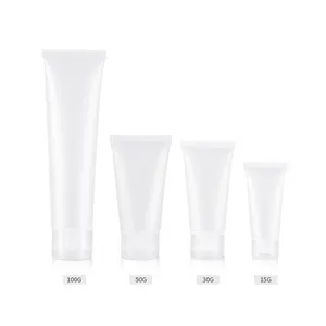 Custom Printing Frosted Hotel Shower Gel Packaging Travel Size Mini Plastic Squeeze Soft Cosmetic Tubes 10ml 15ml 30ml