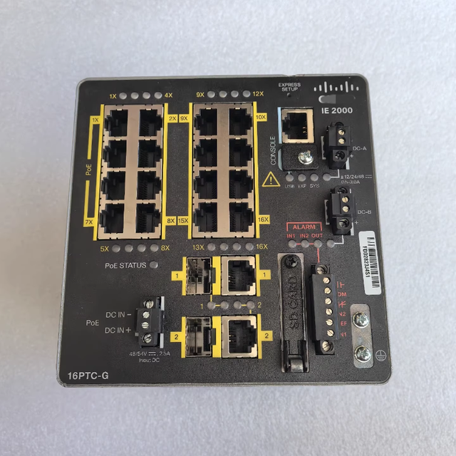 16x Gigabit Poe+ Managed Ethernet Switch, 250w, Industrial Design, Ie-2000-16ptc-g-e