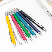 Stylo bille en aluminium en gros, multicolore, promotionnel, en métal, personnalisé, pour cadeaux d'affaires et de bureau