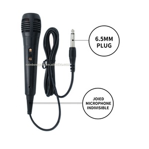 Microphones à condensateur de haute qualité, accessoires pour haut-parleurs, microphone filaire portable avec câble pour parler et chanter, vente en gros - Product Image 2