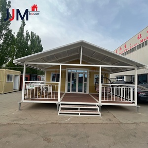 Cabines <span class=keywords><strong>de</strong></span> Luxe Portables JJM Factory en Bois Coloré <span class=keywords><strong>de</strong></span> 20, 30 et 40 Pieds, Prêtes à <span class=keywords><strong>l</strong></span>'Expédition avec Roues pour Hôtels - Product Image 1