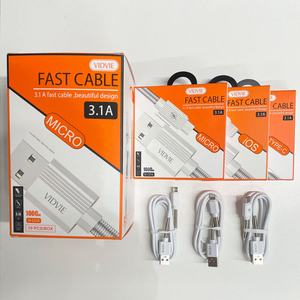 Vivie สายชาร์จเร็ว3.1A รวดเร็ว, สายชาร์จไมโคร USB ไมโคร USB V8โทรศัพท์มือถือ Android - Product Image 6