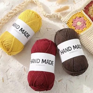 2mm d'épaisseur moyenne tissé à la main bricolage sac-enveloppé vacances plage tricot brin haute ténacité 100% <span class=keywords><strong>coton</strong></span> teint <span class=keywords><strong>fil</strong></span> - Product Image 3