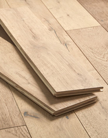 Parquet rustique en chêne blanc euro de 15 mm, bois massif français naturel, parquet d'intérieur en bois véritable, parquet contrecollé