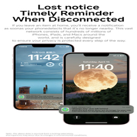 Localizador GPS Inteligente para Mascotas con Doble Sistema de Alarma Bidireccional Antipérdida, Compatible con IOS y Android, Apple Find My y Google Find Hub 4