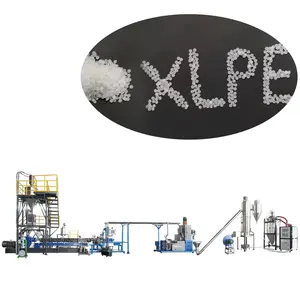 XLPE 플라스틱 케이블 과립기 압출 기계 케이블 과립 수중 펠레타이저 기계