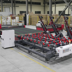 เครื่องตัดกระจก CNC ลดราคาพิเศษ พร้อม PLC และมอเตอร์ ระบบตัดกระจกอัตโนมัติ ความปลอดภัยสูง สายการผลิตตัดกระจก 380V/220V - Product Image 4