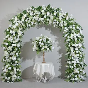 A-FA001 Wholesale Artificial Silk Flower Arch Backdrop Wedding Arches Flower Arrangement Arch For Event Decoration