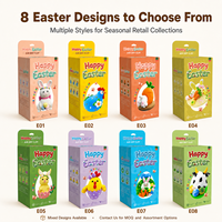 Kit de Bricolage Pâques en Argile à Séchage à l'Air - Ensemble Lapin en Pâte à Modeler Non Toxique pour Enfants, Cadeau et Décoration de Fêtes Tout-en-un, OEM