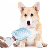 Accessoires pour animaux de compagnie Produits pour chiens Luxe Voyage Chien Chat Bouteille d'eau Distributeur de nourriture