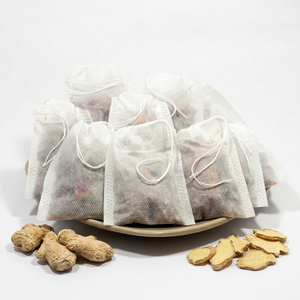 Bolsas de té adelgazantes para la salud de rosa de jengibre OEM/etiqueta privada/embalaje personalizado con caja a granel de bolsita de té piramidal - Product Image 1