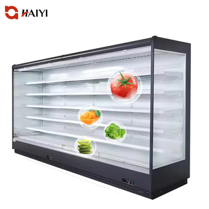 Réfrigérateur Vitrine Ouverte Commerciale pour Supermarché, Multicouche, pour Légumes, Boissons, Lait, Fruits - Product Image 1