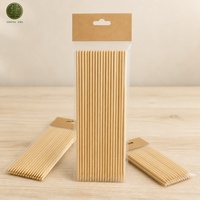 Brochetas de Bambú de 12 Pulgadas para Pollo, Carne, Kebab, Asados, Puntas Afiladas, Grado Alimenticio, Desechables, Venta al por Mayor, Madera Natural para Barbacoa