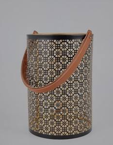 Última llegada: Linterna con correa de cuero sintético, diseño moderno para decoración de interiores, linterna para velas en oferta. - Product Image 4