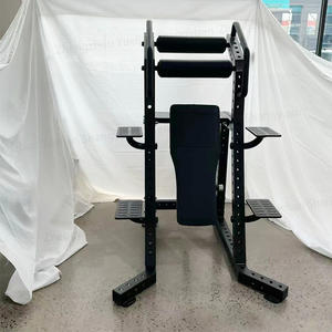 腕と脚の安全機能のためのプレートローディングシステムを備えたプロフェッショナルスチール腹部クランチマシン - Product Image 3