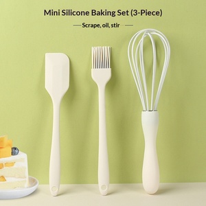 <b>Silicone</b> Baking Set Cake Cream Spatula Scraper Kitchen Household Egg Whisk Barbecue Oil Brush Gadget Kitchen Supplies - Product Image 6