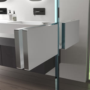 Pantalla de <span class=keywords><strong>ducha</strong></span> de vidrio templado plegable para puerta de <span class=keywords><strong>ducha</strong></span> de bañera a la venta - Product Image 4