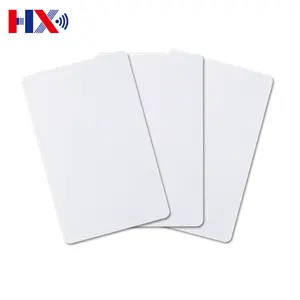 Carte à puce Fudan MF 1K PVC 13.56mhz EM4200 carte RFID vierge blanche ISO14443A cartes de porte sans contact