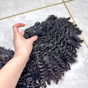 Commercio all'ingrosso di lusso 12A cuticola in stile cambogiano <span class=keywords><strong>Afro</strong></span> crespo riccio <span class=keywords><strong>capelli</strong></span> <span class=keywords><strong>ricci</strong></span> 100% di alta qualità <span class=keywords><strong>extension</strong></span> di <span class=keywords><strong>capelli</strong></span> umani crudi - Product Image 5