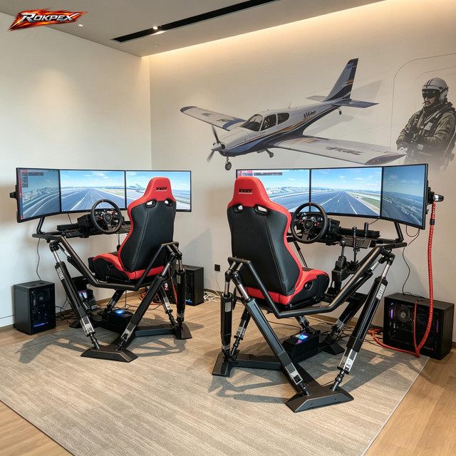 DIY High-quality Indoor Metal 4DOF Car Driving Training Simulator for Home & School Use with 100-500kg Capacity and Servo Motors