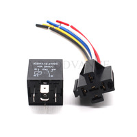 Relais de voiture JD2912-1Z-24VDC 40A 28VDC 24V 5 broches avec prise et bornes