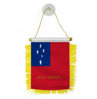 Drapeau de Saint-Martin, mini-drapeau national en polyester 15*10 cm, décoration nationale pour les événements sportifs scolaires, festivals patriotiques