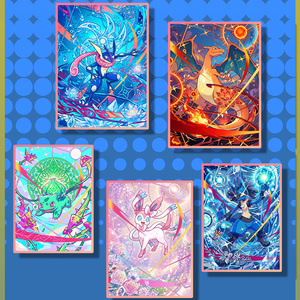 Cartes <span class=keywords><strong>Pokémon</strong></span> détachables en gros, art <span class=keywords><strong>manga</strong></span> japonais, version anglaise 151, cartes fan art non-TCG, marchandises Pikachu, booster - Product Image 4