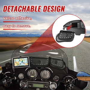 Offerta Speciale - Borsa Nera a Tre Tasche <span class=keywords><strong>per</strong></span> Parabrezza <span class=keywords><strong>Harley</strong></span>-<span class=keywords><strong>Davidson</strong></span> Street Glide 96-25 Touring Motorcycle, Disponibile in Australia. - Product Image 4