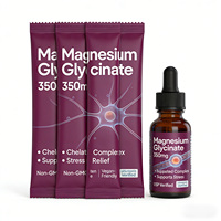 Cápsulas de Glicinato de Magnesio Natural Veganas Sin OMG Mezclas Personalizadas Desarrollo de Marca Privada ODM OEM Certificación KOSHER USDA