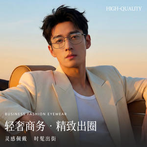 Montures de lunettes carrées en alliage Danyang 35016, légères, monture complète, unisexe, verres en résine, pour usage professionnel - Product Image 3