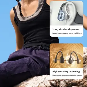 Écouteurs SHOKZ <span class=keywords><strong>OpenRun</strong></span> Air S803 pour les coureurs, étanches, charge rapide, LED, sans fil, conduction osseuse, Bluetooth, non intra-auriculaires - Product Image 6