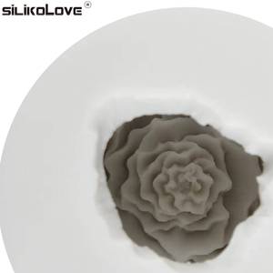 Molde de Silicona para Velas de San Valentín y Bodas, Molde 3D de Flores para Decoración de Pasteles de Chocolate y Fondant - Product Image 2