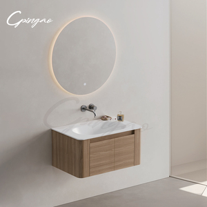 Superficie solida piano posteriore quadrato sotto il bancone lavabo da incasso lavabo da <span class=keywords><strong>bagno</strong></span> - Product Image 3