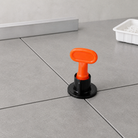 Système de nivellement de carreaux auto-adhésif réutilisable en forme de T Spin Doctor, espaceurs pour carreaux de sol et de mur, carreaux de céramique modernes