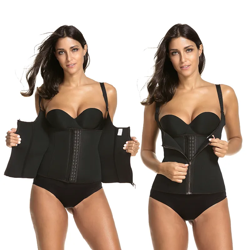 Faja Colombian Cintura dimagrante corsetto femminile Entrenador De Cintura in lattice vita Trainer Korset corpo Shaper donna