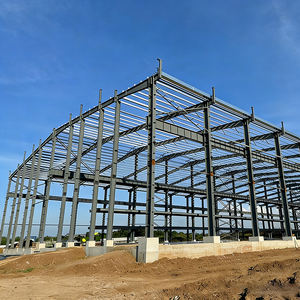 โครงสร้างเหล็กชุบสังกะสี อาคารโครงสร้างเหล็กพีบี โรงเก็บของโครงสร้างเหล็ก ชิ้นส่วนประกอบที่ทนทานต่อสภาพอากาศ - Product Image 4