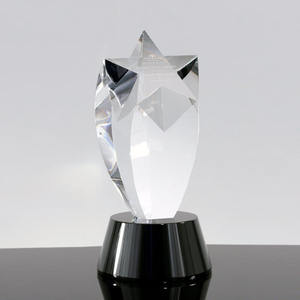 Globe terrestre en cristal bleu personnalisé, récompenses - Product Image 2