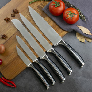 Bộ Dao Làm Bếp 6 Món Mới Nhất 2021 Lưỡi Dao 3Cr13 + Tay Cầm ABS Bộ Dao Làm Bếp - Product Image 3