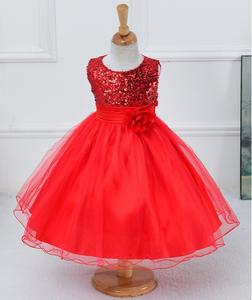 Robe de mariée princesse en tulle à sequins pour bébé, jupe à sequins pour enfant, vêtements pour filles, tutu floral, robe de fête pour filles - Product Image 3