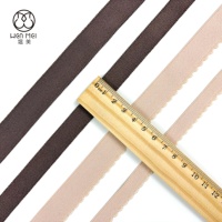 Bande élastique en nylon à bord ondulé personnalisée de 15 mm 20 mm, antidérapante, bande élastique en peluche pour soutien-gorge, pour sous-vêtements