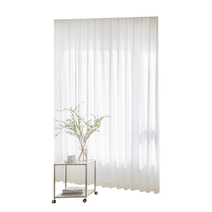 Voilage Transparent Phantom : Rideau Moderne Luxueux pour Salon, Draperie Blanche Translucide, Design Lumineux - Product Image 5