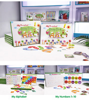Libro Sensorial de Cartón con Encuadernación en Espiral y Pegatinas para la Educación Temprana de los Niños, Libro Tranquilo