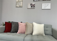 Housses de coussin décoratives vintage à prix de gros, douces et confortables, personnalisables, couleur unie, fourniture directe d'usine