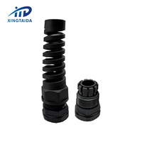 IP68 étanche Nbr Epdm caoutchouc fil Protection Cordgrip plastique anti-traction spirale presse-étoupes