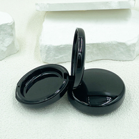 Nouvelle Surface Courbée Ronde Compartiment Unique Poudre Compact Fard À Paupières Palette Blush Boîte Pratique Vide En Plastique Boîte